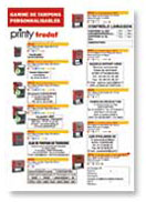 Gamme Printy - 2 Pages Gamme Printy - 2 Pages
